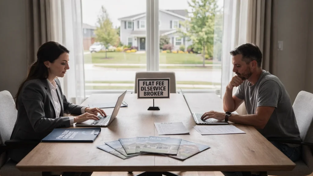 Flat Fee Listing Service vs Full-Service Broker - Main Image